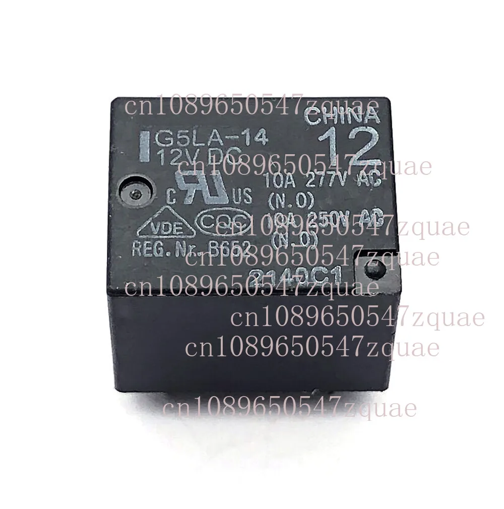 1PC G5LA-14 12VDC DC12V Automotive Relay 10A 277VAC 5 Pins