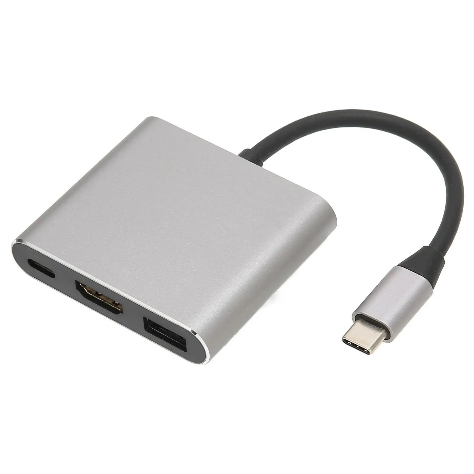 3-in-1 USB C to HDMI Hub 4K UHD 3840x2160 30Hz Type-C Adapter with USB 3.0 - High-Speed Multimedia Hub