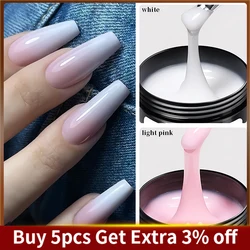 UR SUGAR 150g Nail Extension Gel Transparent Jelly White Light Pink Acrylic French Nail Art UV LED Gel Semi Permanent Manicure