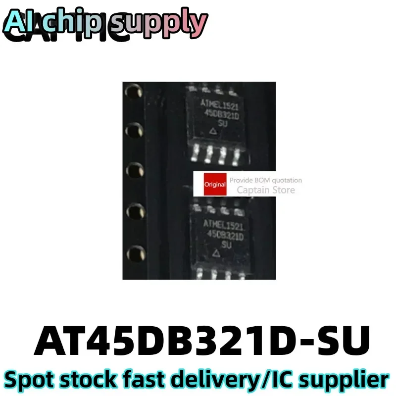 5PCS 45DB321D SOP8 AT45DB321D-SU AT45DB321