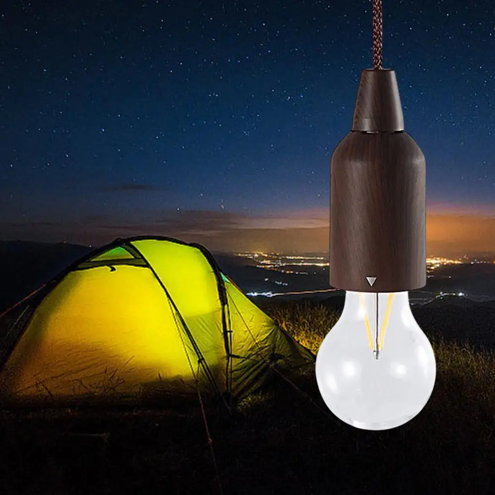 Practical Tent Light  with Bulb Old-fashioned Outdoor Light  High Brightness Lantern Lamp