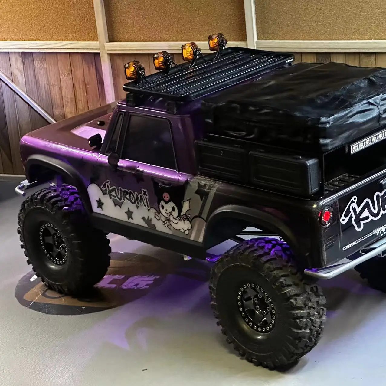 1 zestaw dekoracji modelu światła dachowego dla 1/8 1/10 zdalnie sterowany samochód gąsienicowy Traxxas TRX4 SCX10 akcesoria