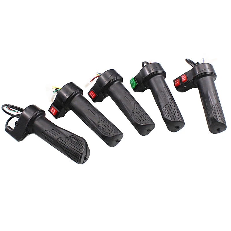 12-99V Universal Voltage Twist Throttle Speed Handlebar For Electric Tricycle E-Bike 3 Speed Reverse Cruise Function