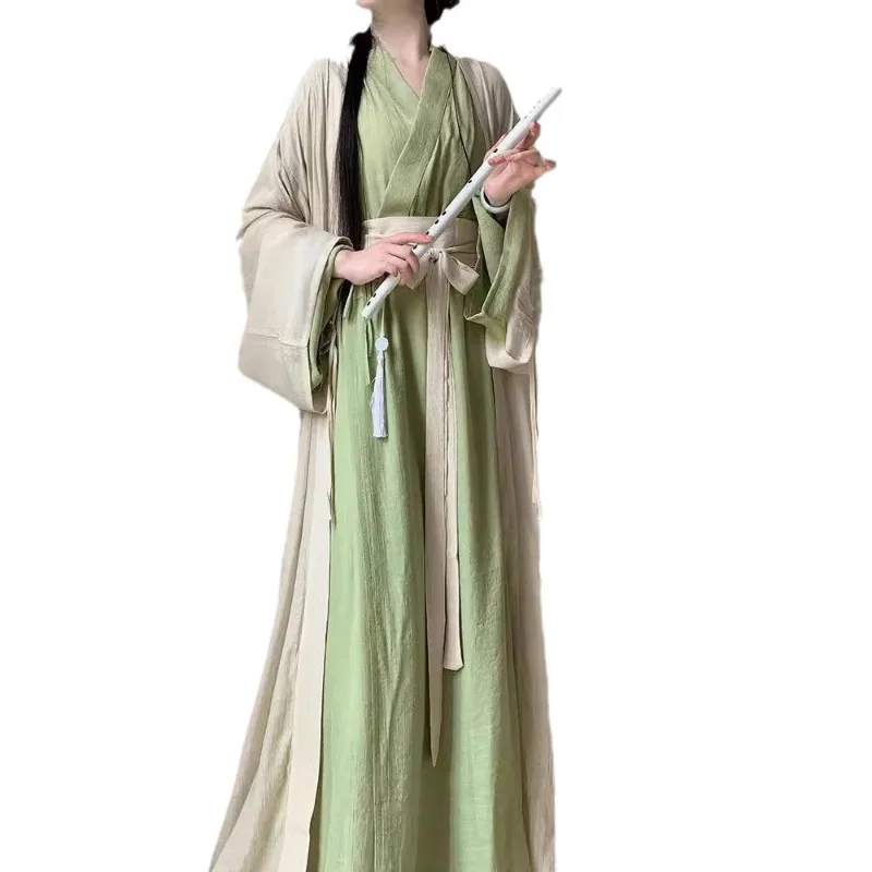 

A full set of clothes, national style straight train, ancient style dance improved Hanfu women