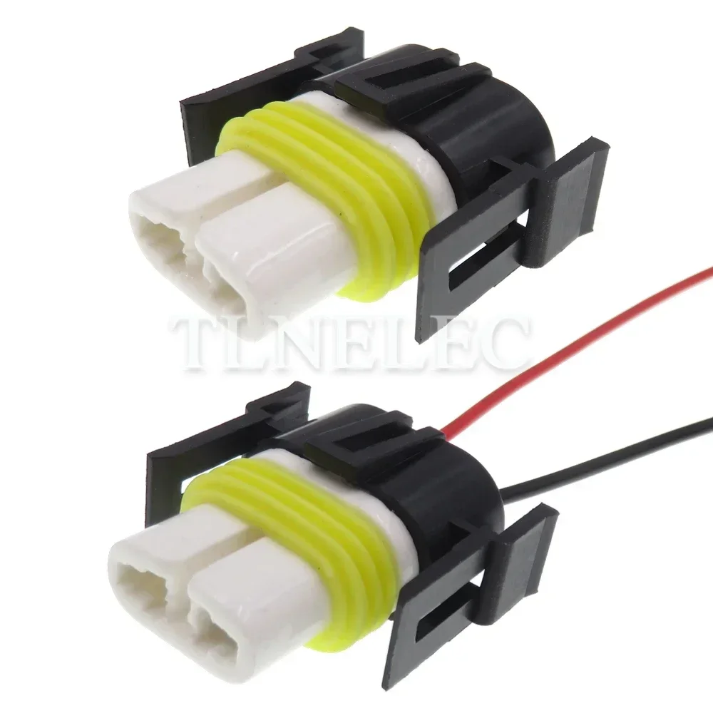 2 Pin Way Automobile Wire Cable Plug Car Hernia Lamp High Temperature Resistance Socket Auto H11 Ceramic Connector