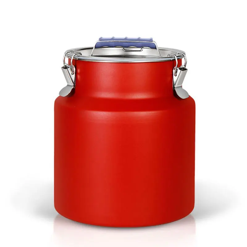 

Airtight Stainless Steel Lid Pet Food Storage Container Solid Pattern Rice Bucket for Tea Cereal Peanut Coffee Beans Sealed Jar