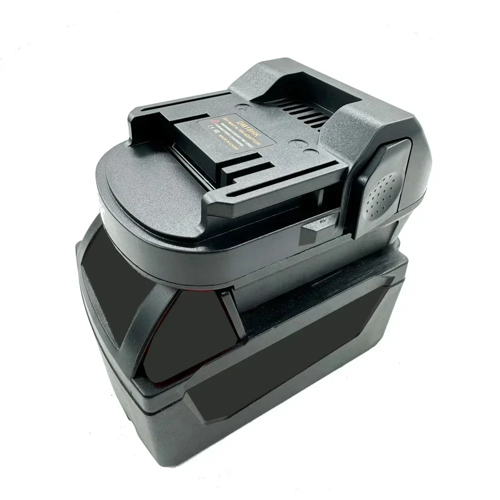 สําหรับ Milwaukee สําหรับ Dewalt 18V 20V แบตเตอรี่ DM18HK แบตเตอรี่อะแดปเตอร์แปลงสําหรับ Hitachi/Hikoki 18V Lithium-Ion Power เครื่องมือ
