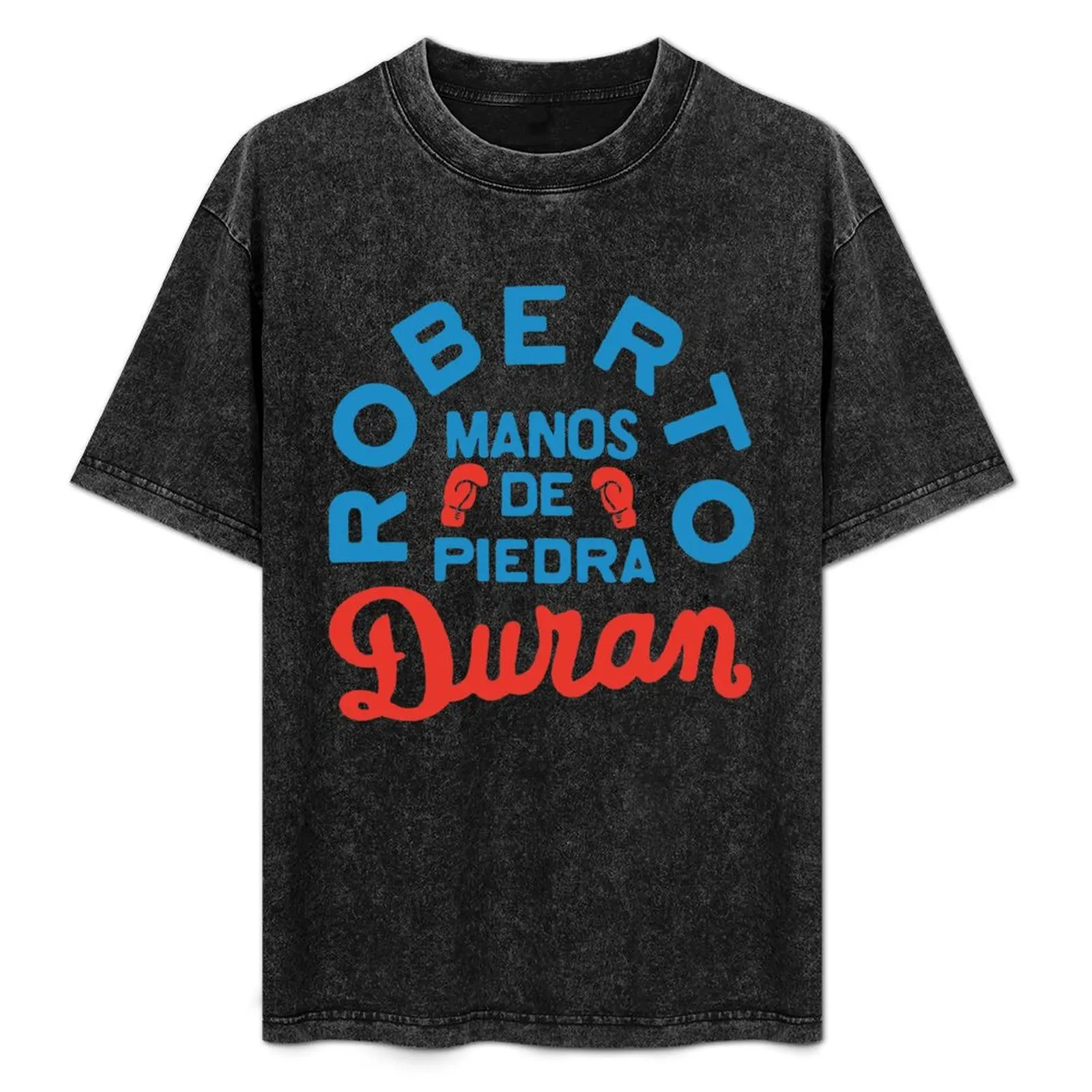 

Roberto Manos De Piedra Duran T-Shirt Soft Casual Short Sleeve Cotton Tee