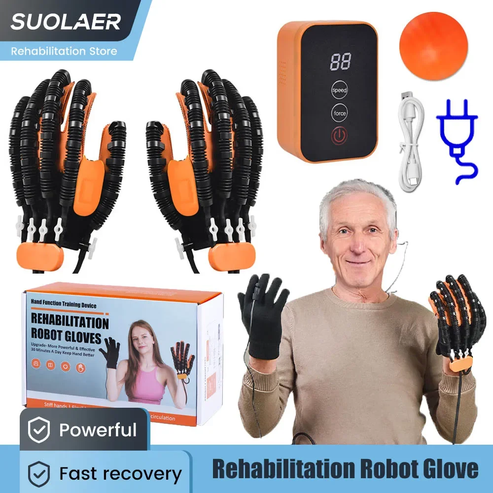 

Hand Rehabilitation Robot Gloves Rehabilitation Physiotherapy Glove Hemiplegia Devices Stroke Recovery Equipment Finger Therapy