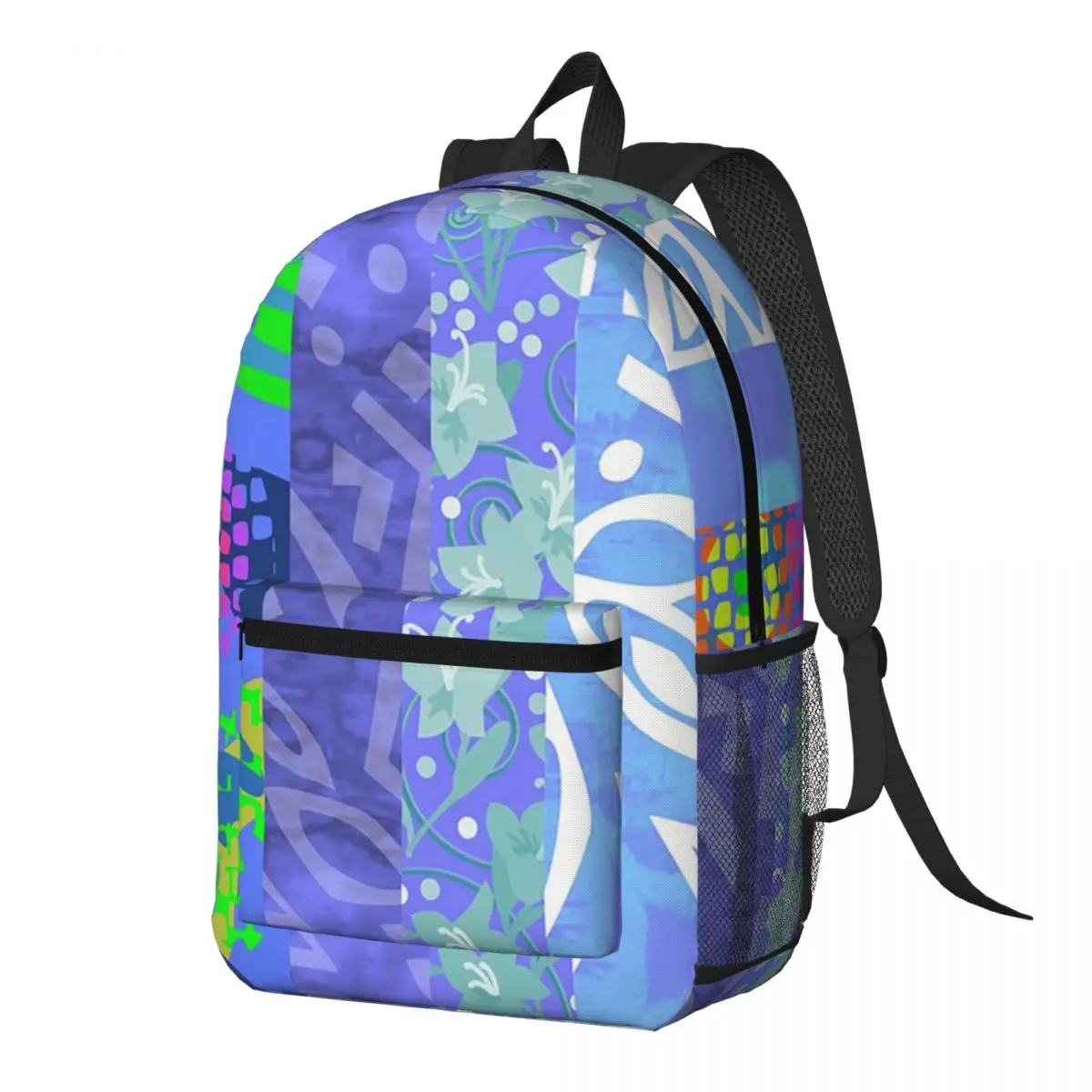 Artticarlo Wilder Things Blue Lavender Backpack Daypack Large Capacity Kids BookBag School Bag Shoulder Bags for Men Women