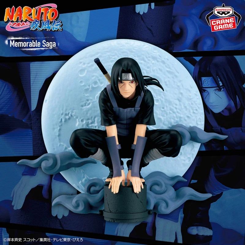

In Stock Authentic Bandai Naruto Uchiha Itachi Anbu 13cm Anime Figure Model Toy Collection Desktop Decoration Boys Festival Gift