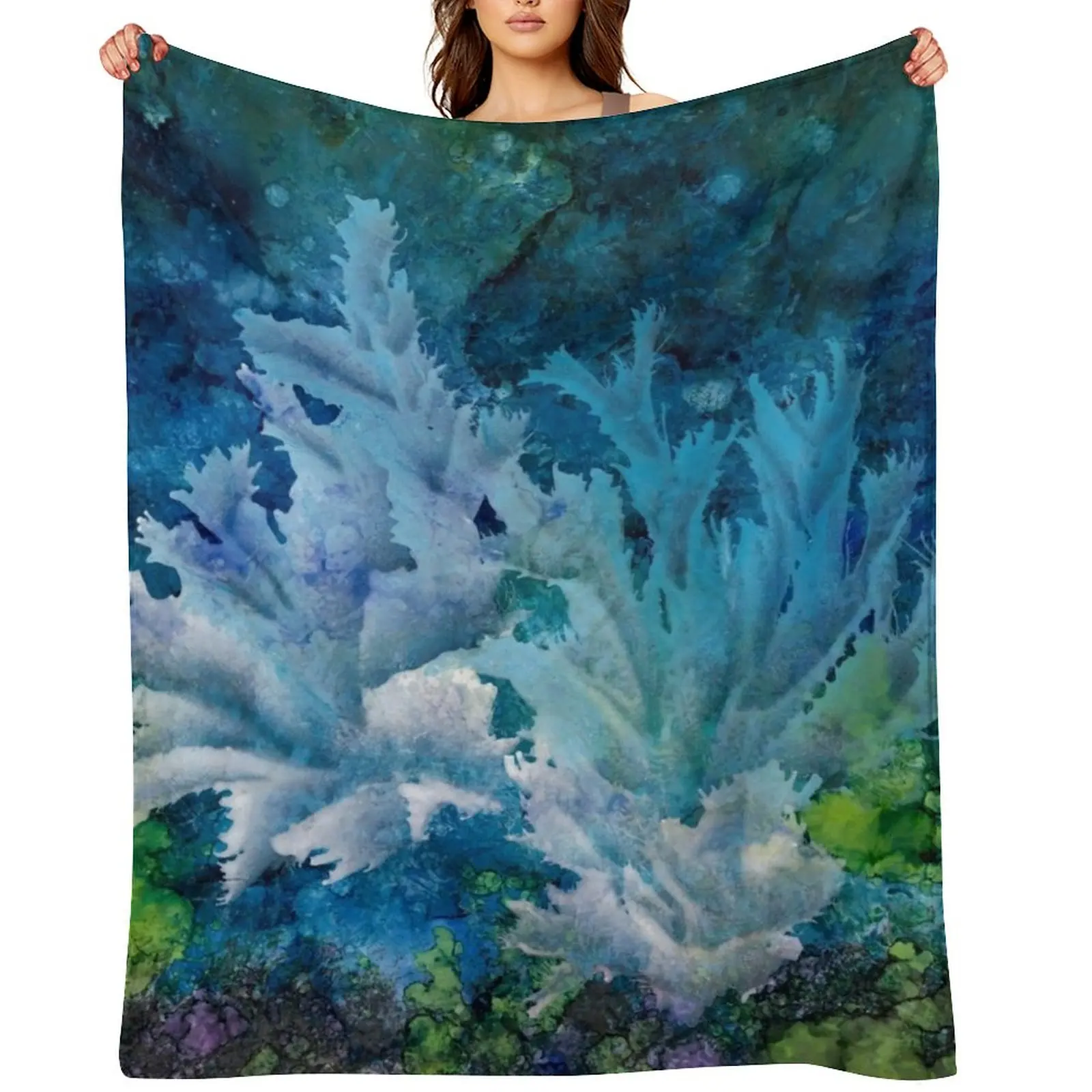 

Coral Reef Throw Blanket Softest Decorative Sofa Sofa Quilt Winter beds Blankets