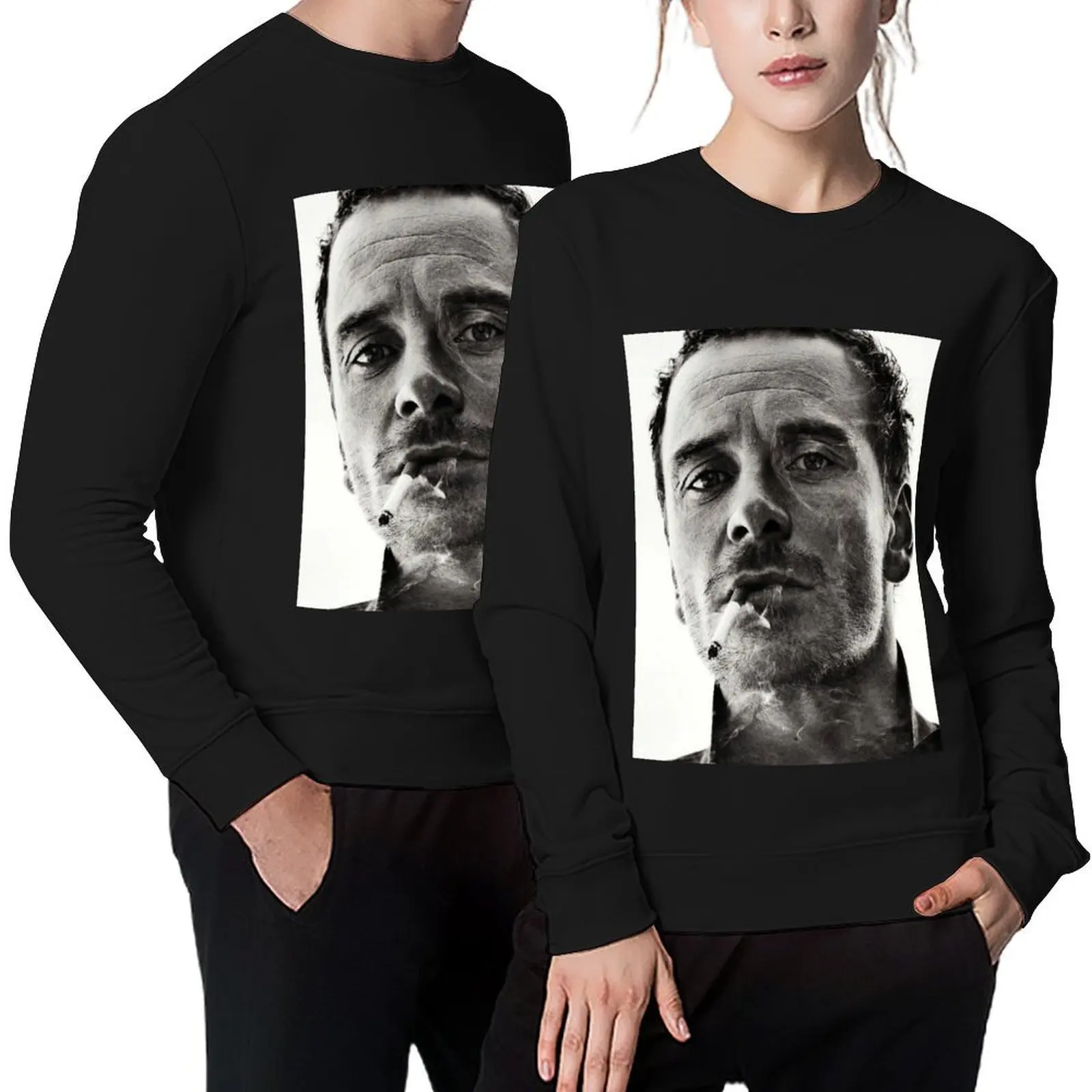 

Michael Fassbender Pullover blouse men's autumn clothes tracksuit men male clothes new sweatshirts