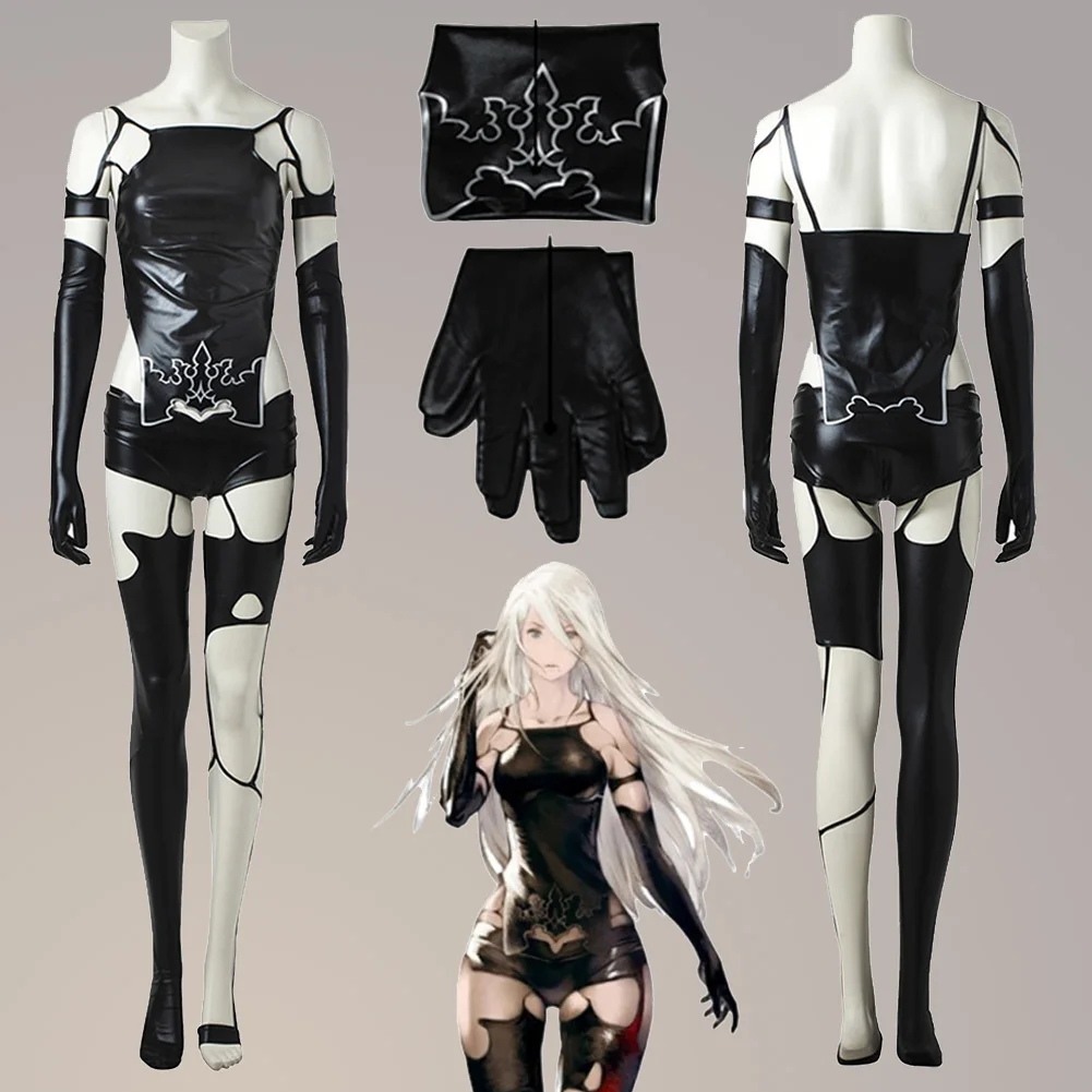 

Anime Game NieR No.2 Type A Costume YoRHa A2 Cosplay Role Play Sexy Outfits Adult Women Roleplay Fancy Dress Up Party Clothes