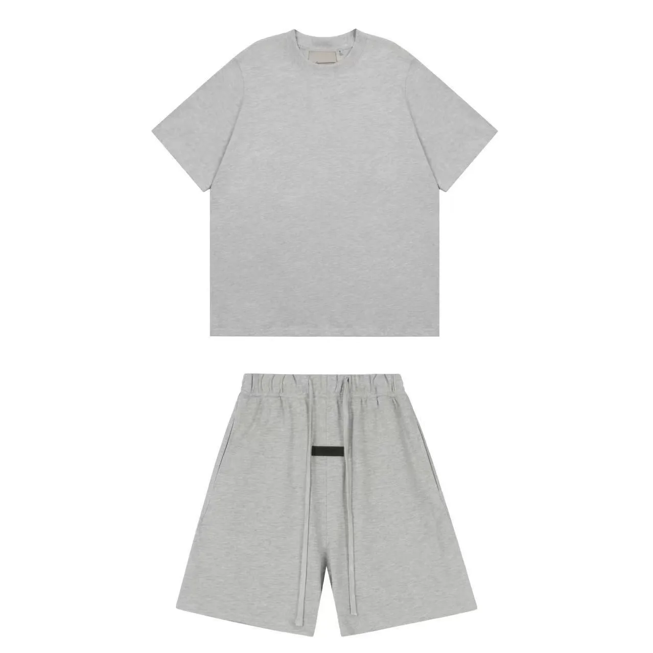 T-shirt men's and women's half sleeved trendy brand pure cotton American style plush letter short sleeved shirt