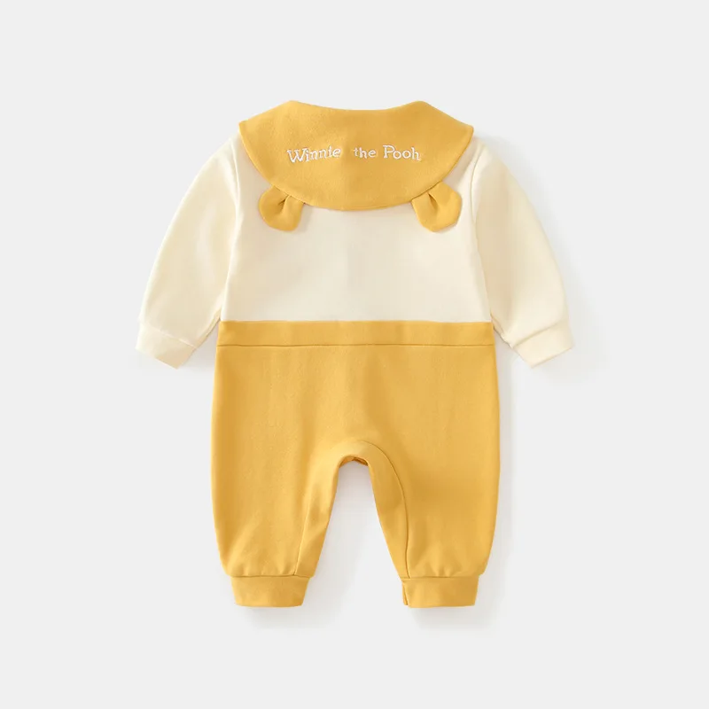 

Детские боди Disney, весенние комбинезоны с длинными рукавами для новорожденных, мягкая хлопковая одежда для младенцев, повседневная одежда для девочек 0-1 года