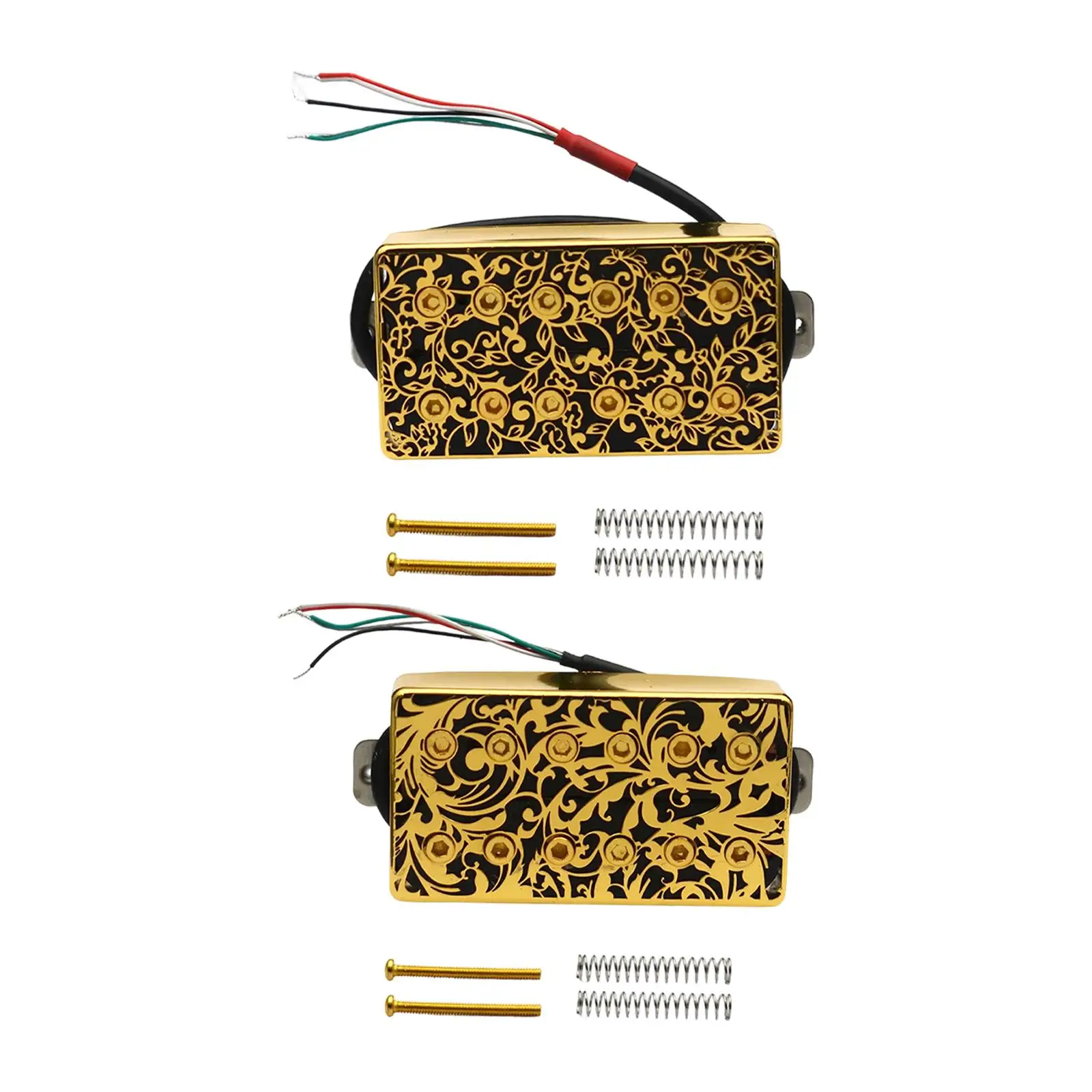 

Универсальный звукосниматель Humbucker: чистый звук, замена ретро-звуковоспроизведения, двухкатушечный звукосниматель, деталь для электрогитары для живых выступлений