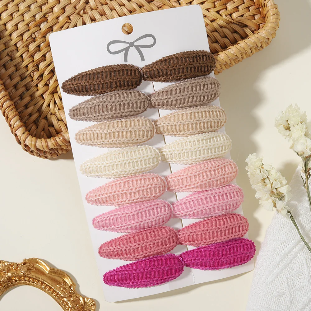 16 Stück/Set Niedliche Bedruckte Kinder-Haarspangen Handgefertigte BB-Clips Haardekoration für Mädchen und Babys Mädchen-Haaraccessoires – Detail 7