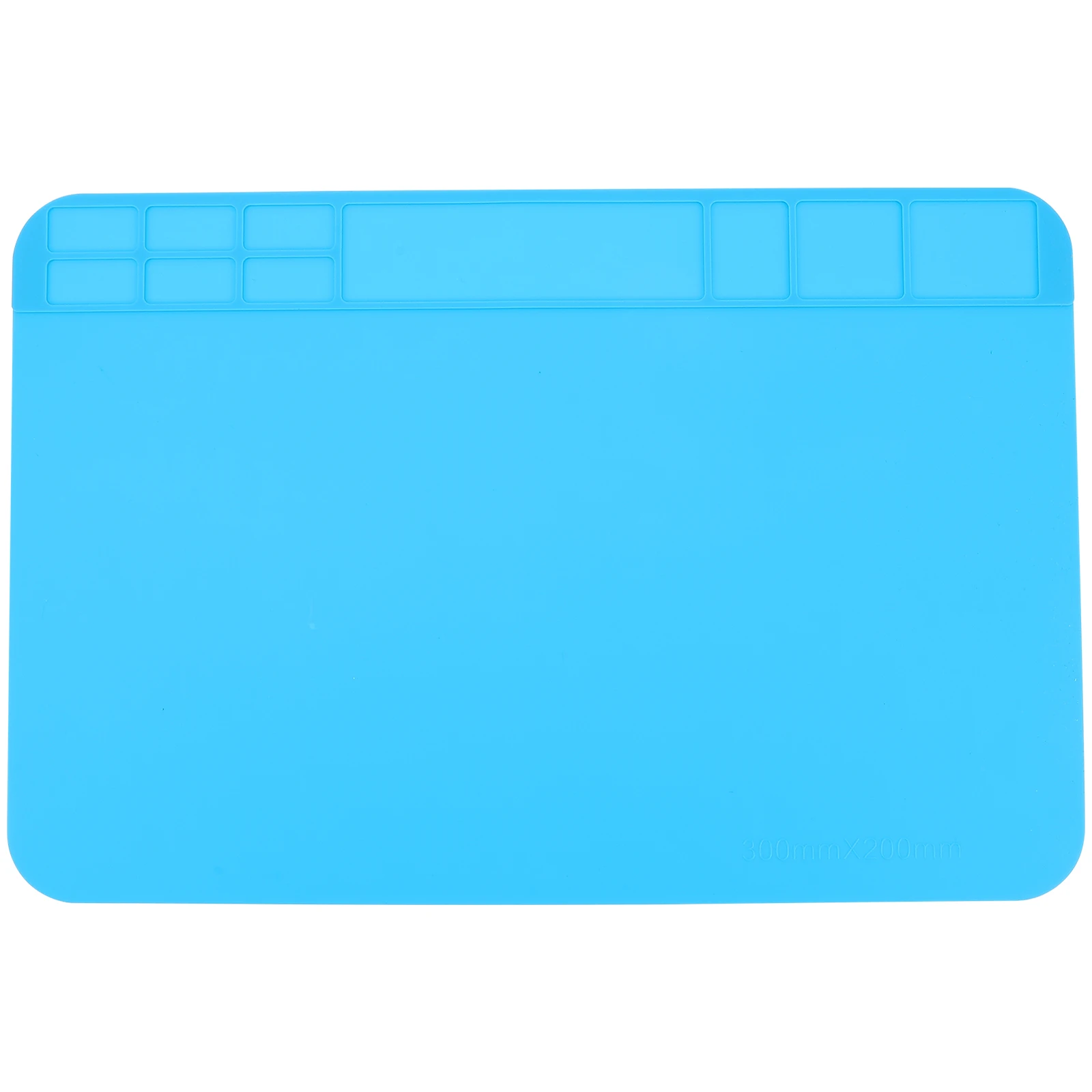 

Heat Resistant Silicone Table Mat Soldering Pad Repair Work Maintenance Platform High Temp Insulation Soft Protect Workbench