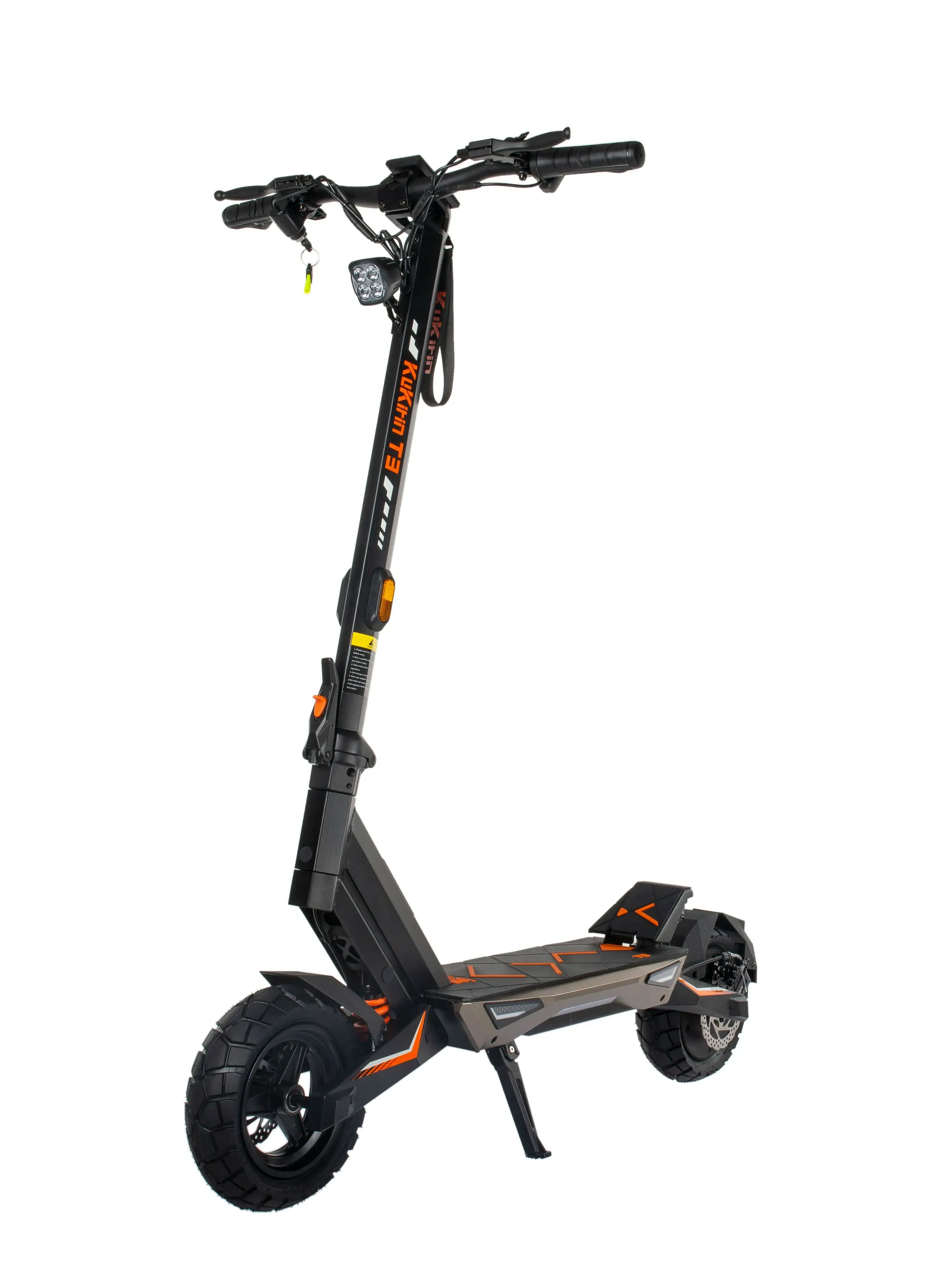 KuKirin T3 Elektroroller – 800W Motor, 48V 15,6Ah Akku, 58km Reichweite, 10-Zoll-Reifen, Ambientebeleuchtung, Faltbar