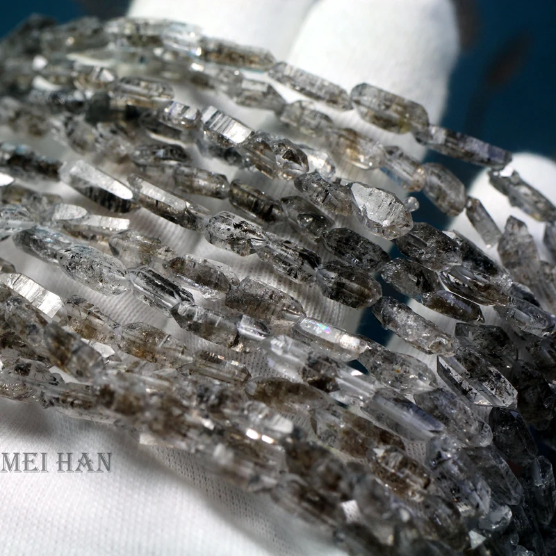 Meihan Natural Herkimer Diamond Energy Quartz Natural Shape Loose beads For Jewelry Making Design