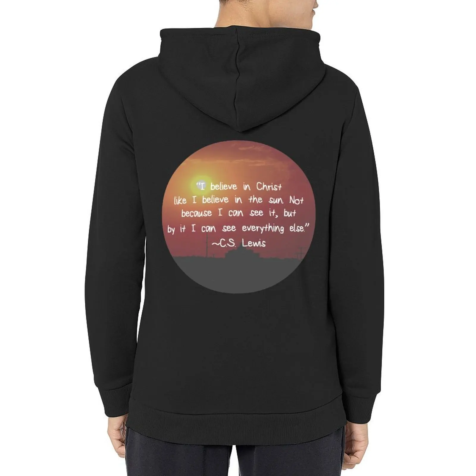 

C.S. Lewis Quote Hoodie korean clothes winter clothes men wear korean style clothes oversized hoodie