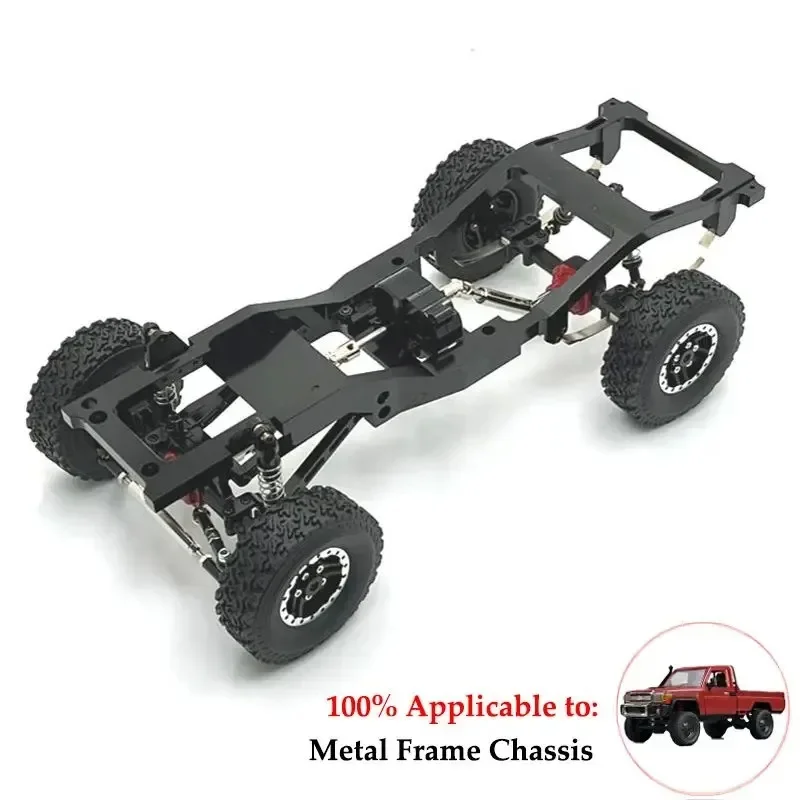 MN MODEL MN82 LC79 Metal Front and Rear Axle with 3mm To 4mm Shaft Sleeve 1/12 RC Car Upgrade Parts Accessories Car Accessories