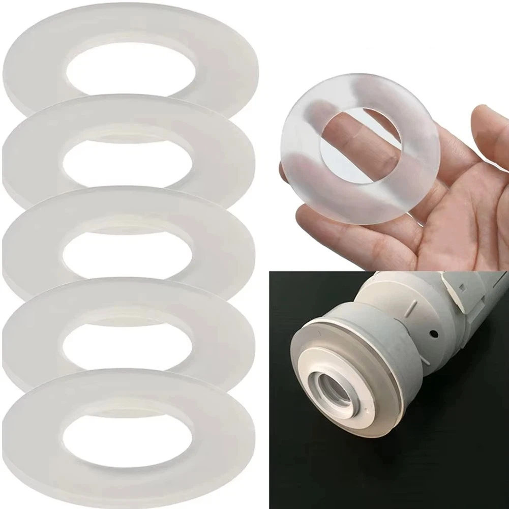 

5pc Seal Washer For Silicone Flush Valve Seal Washer Diaphragm Household Bathroom Accessories