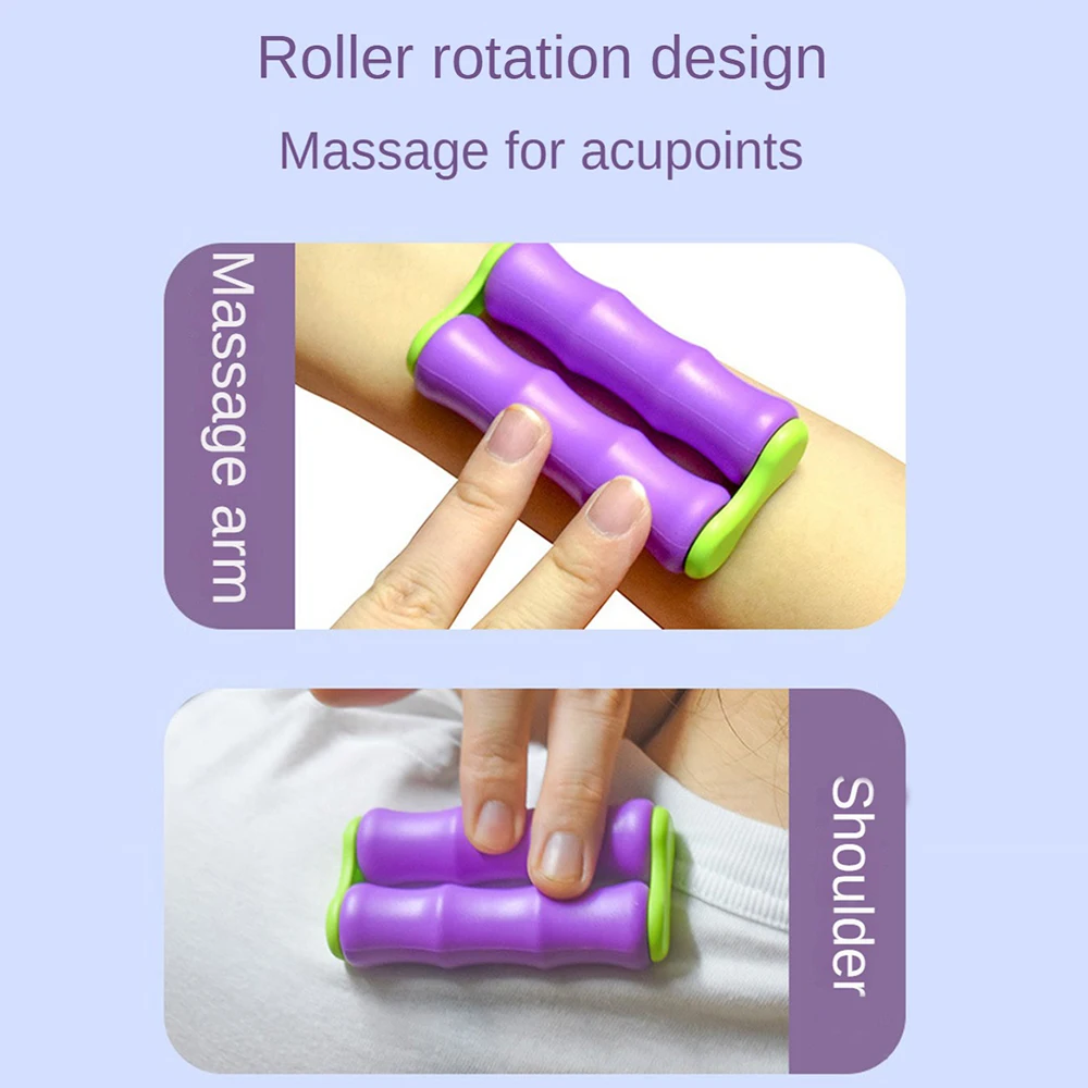 Rolo de massagem durável e de longa duração, roda de descompressão, promove relaxamento, ferramentas de relaxamento, massageador, aliviar o estresse