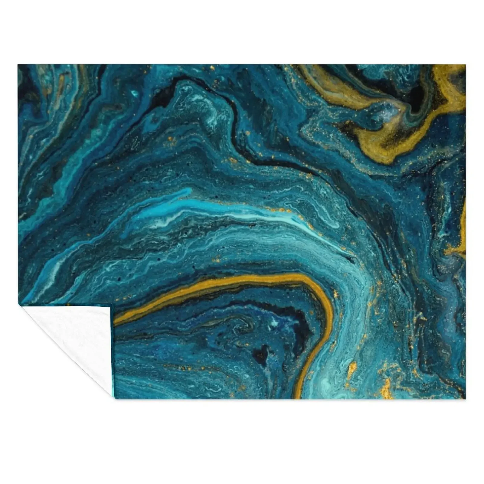 

Marbled Turquoise Teal Geode Design Throw Blanket Baby Luxury St Blankets Sofas Of Decoration Decorative Throw Blankets