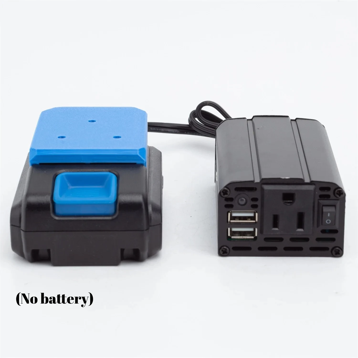 

200W Portable Power Supply Inverter Power Inverter AC Outlet Adapter For HART 20v Battery DC Power Tool (No battery)