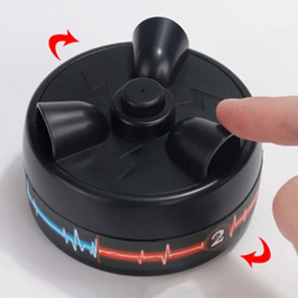 

Electric Shock Finger Game Machine Electric Shocking Roulette Cogs Lie Detector Test Punishment Props Polygraph Tricky Kid Toy