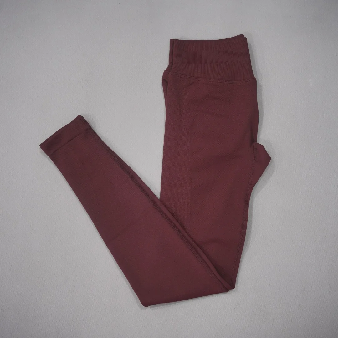 DF-LOGO Nieuwe Dames Naadloze Hoge Taille Yoga Leggings Bill Liftende Compressie Buikcontrole Gym Running Workout Slanke Sportbroek
