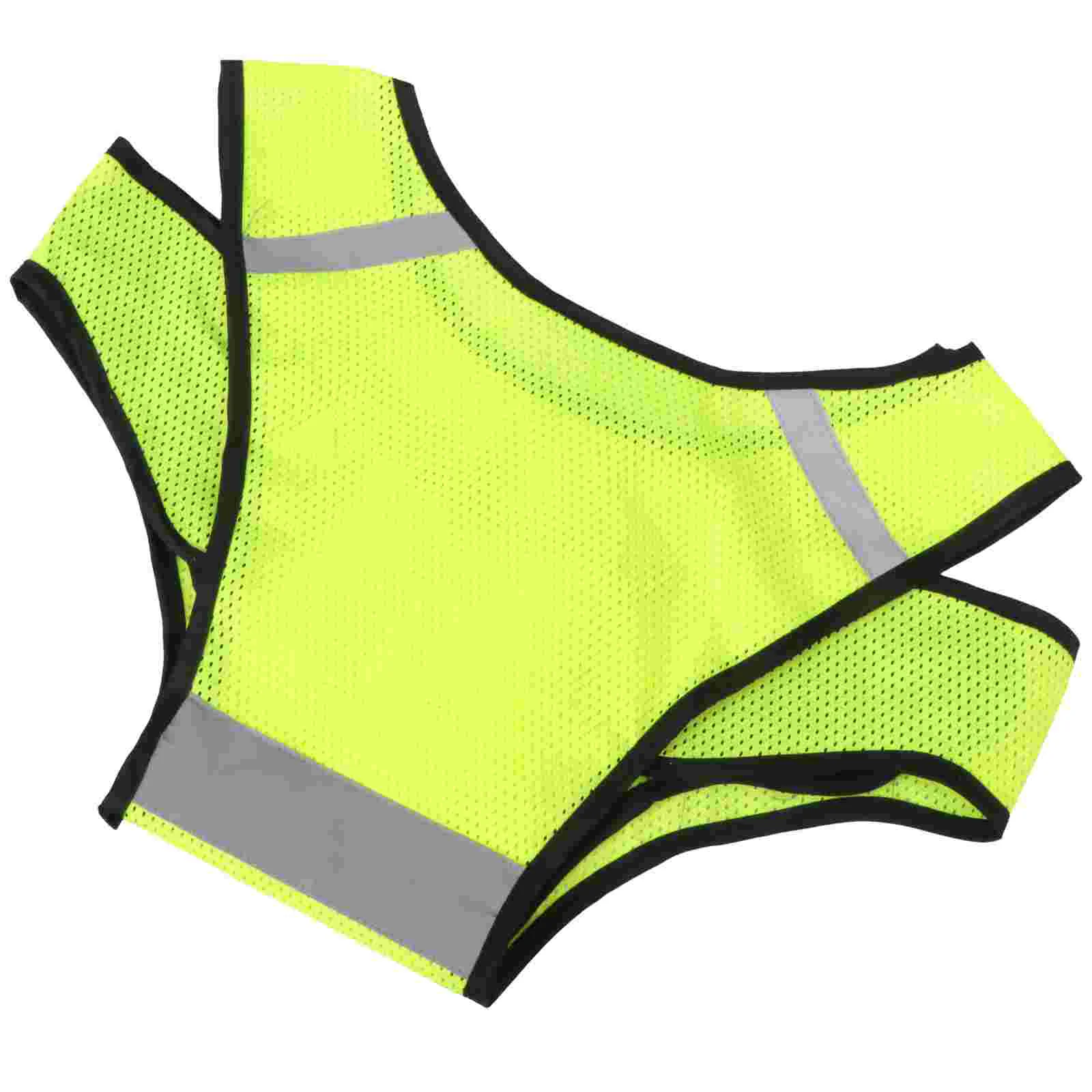 Night Running Vest LED Neon Safety Fluorescent Reflective Jacket Light High Visibility