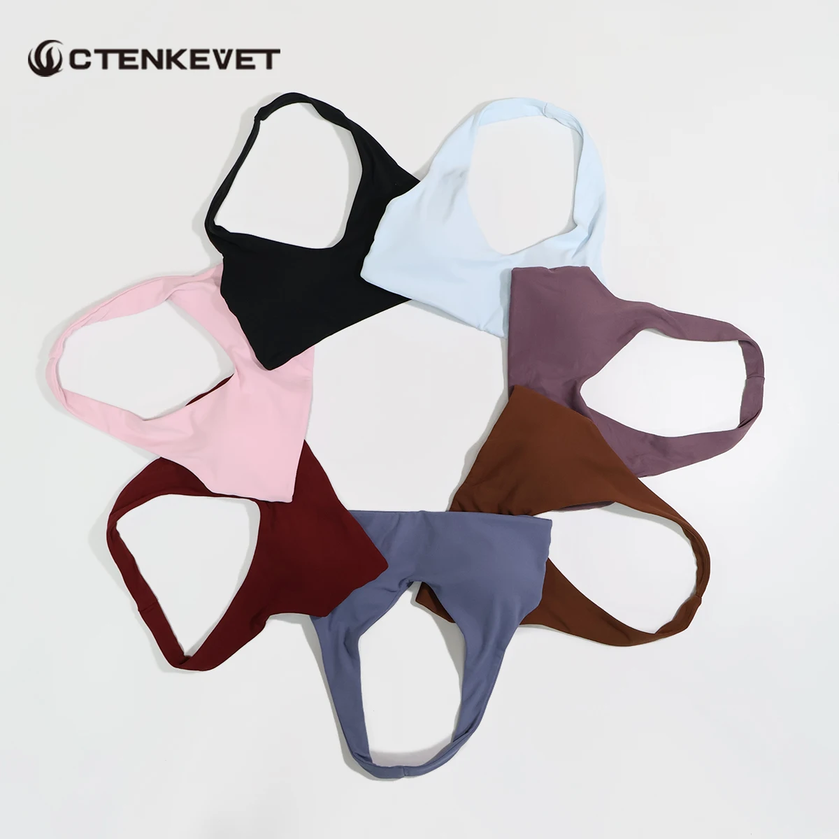 New Summer Women Halter Neck Padded Sports Yoga Bra Shock Absorption Support Backless Crop Top for Outdoor Running And Gym Woman