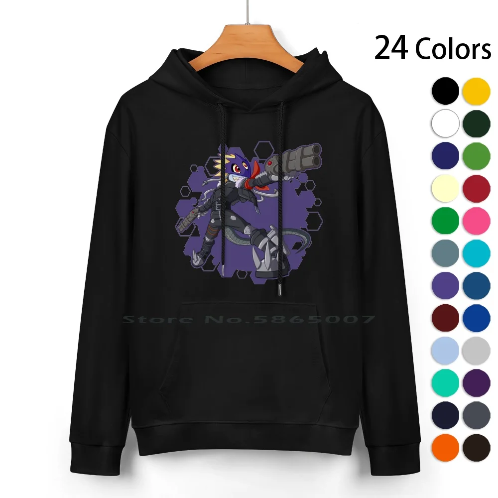 Beelzemon Chibi Pure Cotton Hoodie Sweater 24 Colors Anime Manga Monster Demon Beelzemon Beelzebumon Digimon Tamers 100% Cotton