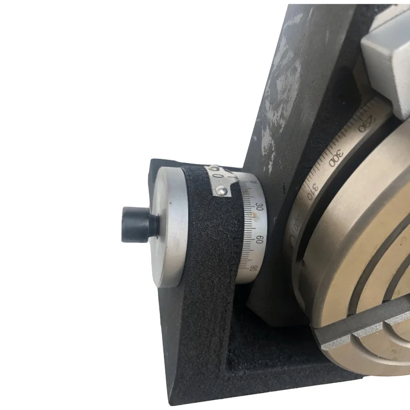 Tilt indexing disc milling machine Universal indexing head Manual rotation Vertical bench