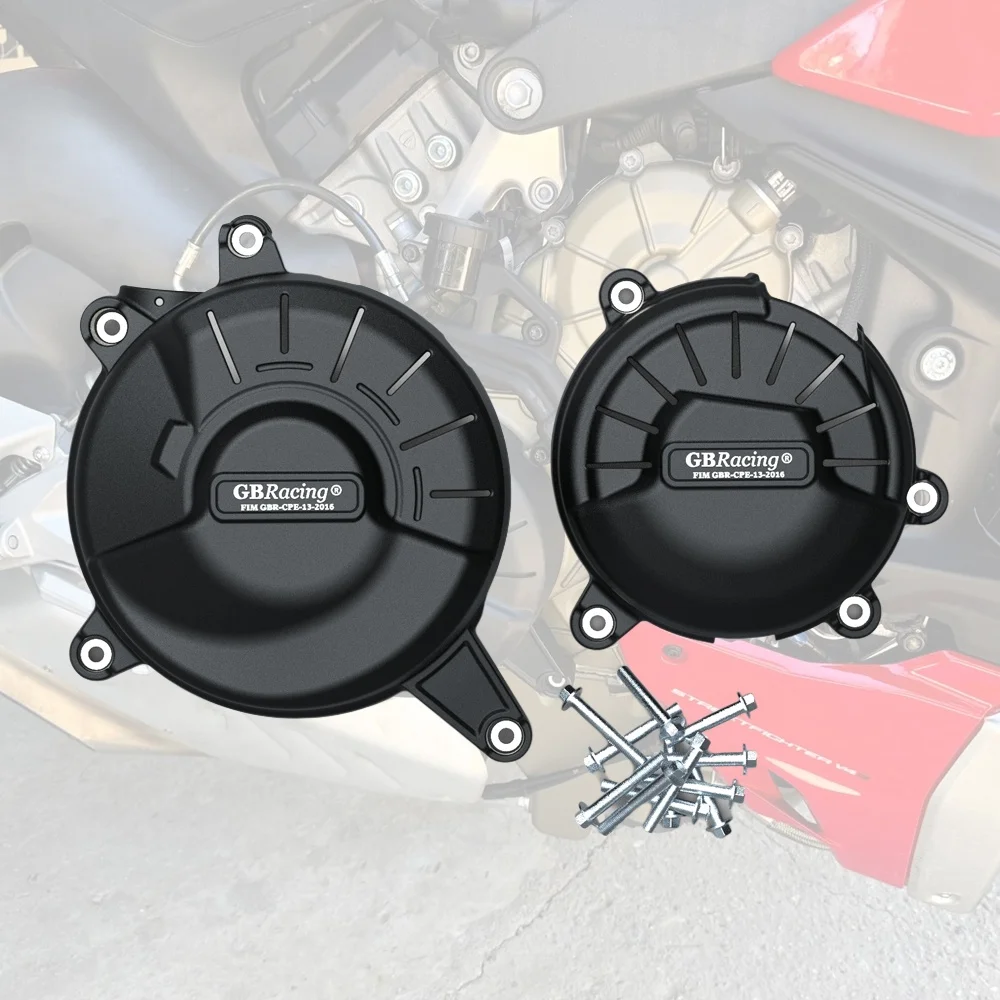 

For Ducati Streetfighter V4S 2020-2022 Streetfighter V4 GBRacing Engine Cover Protection Motorcycle Case Accessories