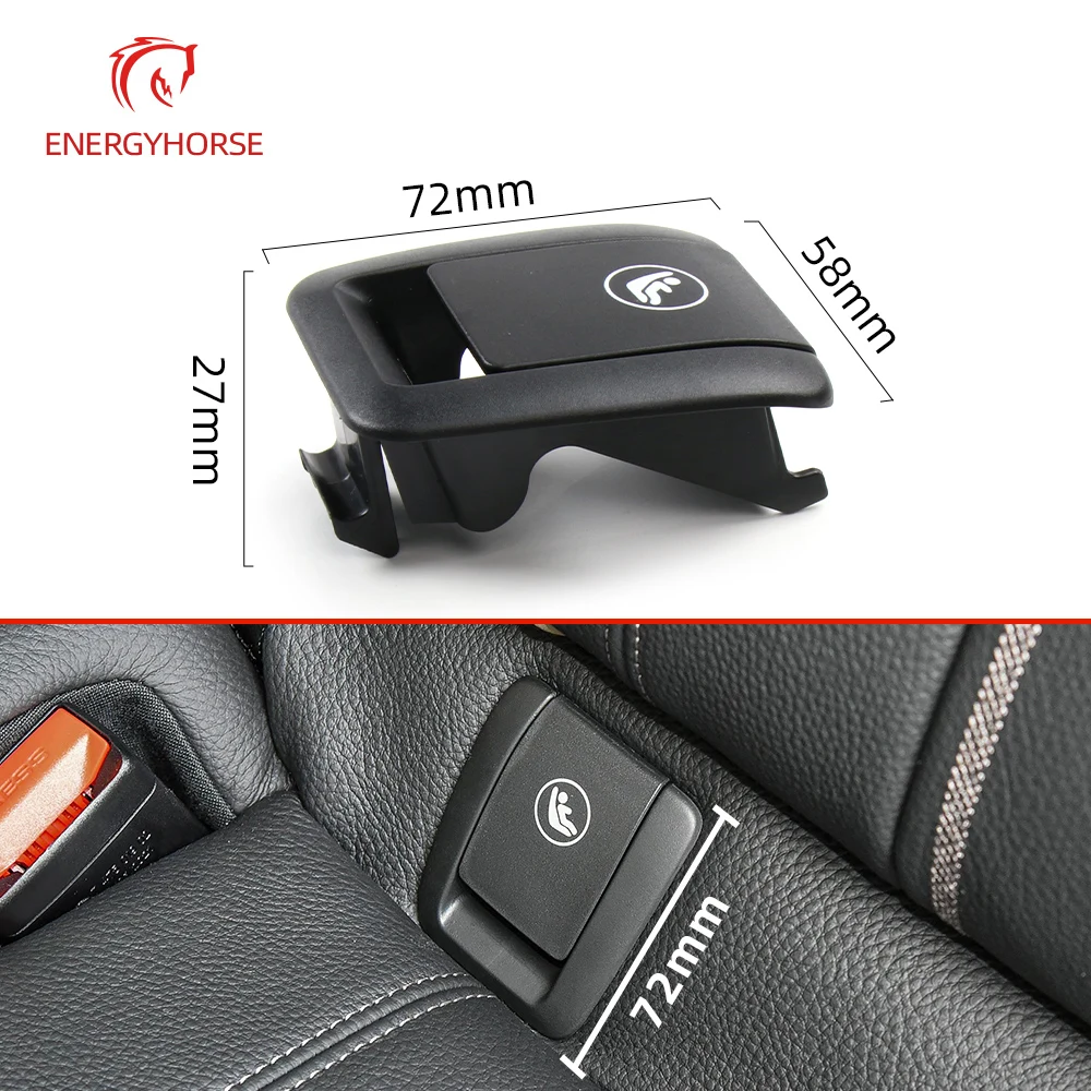 Rückseitiger Kindersitz-Sicherheitsanker Isofix-Abdeckung für BMW 5er Serie 2018-2020 G30 G30 LCI 52207451008 Schwarz Weiß Moka Cognac Beige – Detail 4
