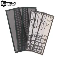 3Pcs 17*5cm PVC Dust Filter Universal DIY Shield Back Plate For Computer Chassis I/O