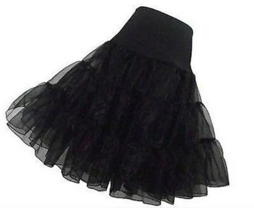 Zwarte bruids Petticoat Crinoline onderrok hoepel hoepelloze zeemeermin Fishtail Stock