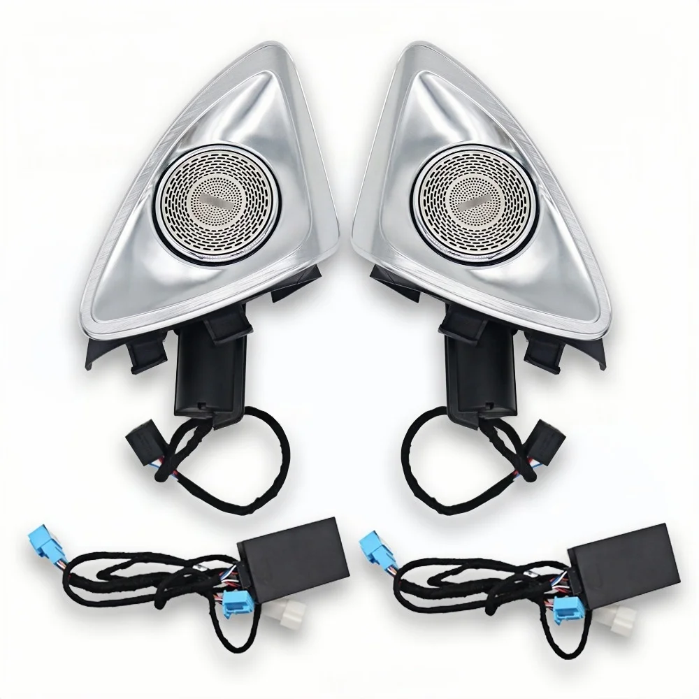 7/64 Farbige LED Turbo Klimaanlagen-Lüftungsöffnung Ambientebeleuchtung für Mercedes-Benz S-Klasse W222 S400 S450 S320 S350 3D Rotierender Lautsprecher