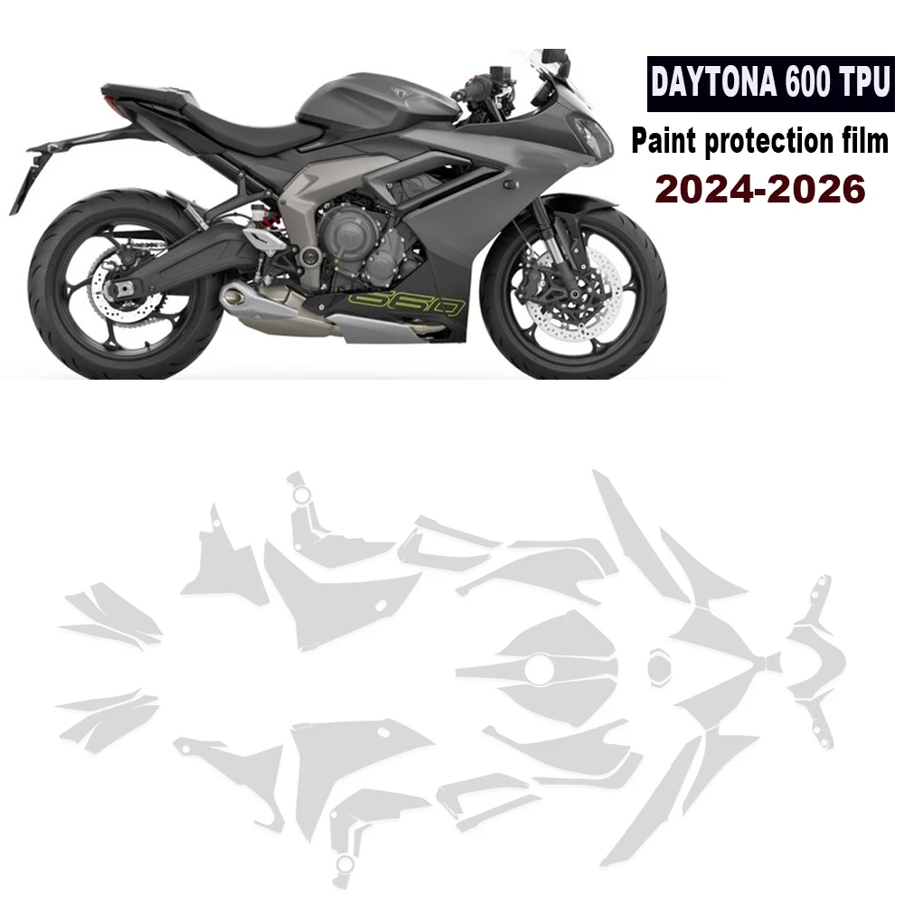 

600 Fits DAYTONA 600 PPF FOR TRIUMPH DAYTONA 600 TPU Protective Film Scratch Resistant Self-Healing Full Body Paint Protection F