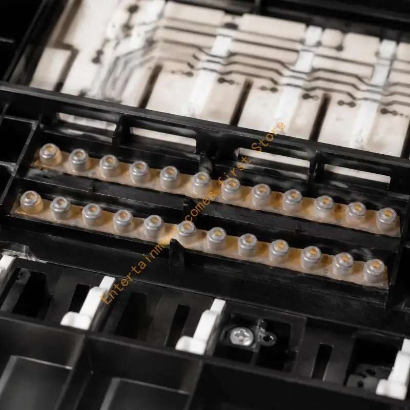 Electronic Keyboard Conductive Contact Strips with 12-Key Layout for XY337 Contact Replacement and Keyboard Repairs 55KD