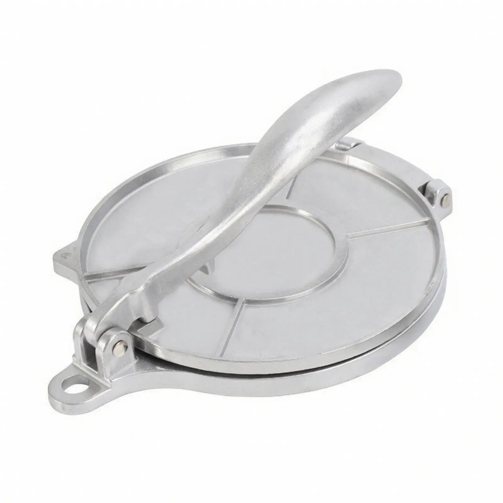 Aluminum Manual Pastry Press for Tortilla Dough Flattening Tool Dumpling Wrapper Maker Pancake Press Home Use Device