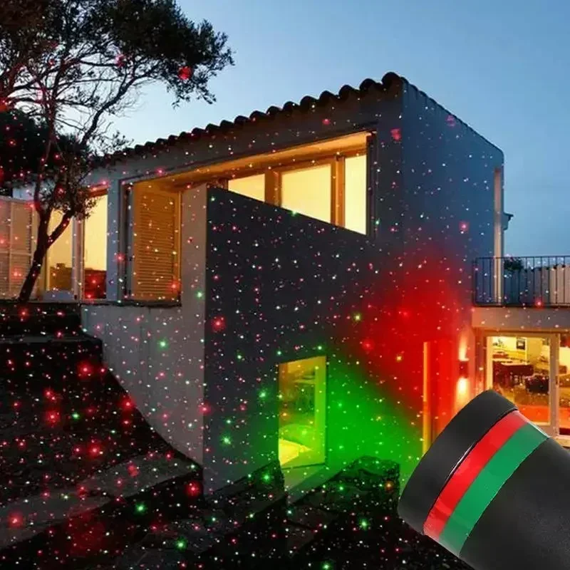 Outdoor Waterproof LED Stage Light Garden Tree Moving Laser Projector Christmas Party Home Decoration Effect Lamp