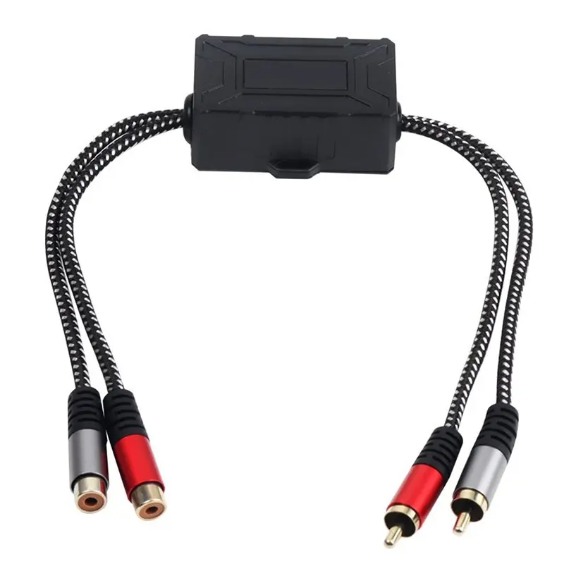 【publicidade】isolador-de-Audio-rca-de-2-vias-isolador-de-ruido-de-Audio-rca-isolador-de-loop-de-terra-filtro-supressor-de-ruido-de-Audio