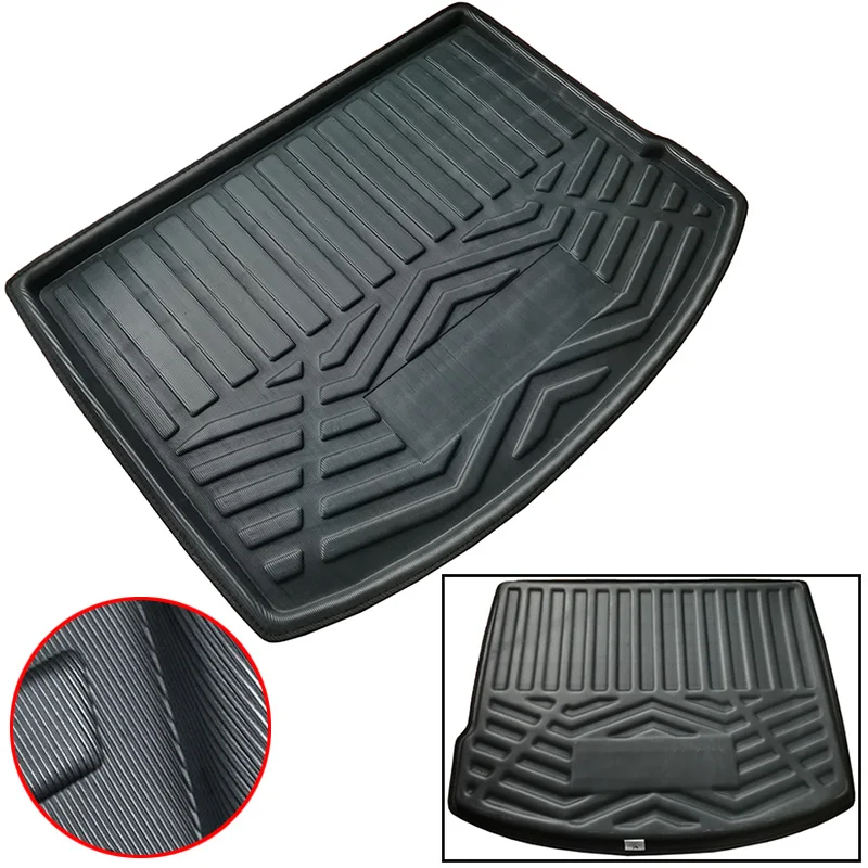 Rear Trunk Mat Cargo Tray Boot Liner Carpet Protector Floor Mat For Mazda 3 Mazda3 Hatch Hatchback BL 2009 2010 2011 2012 2013