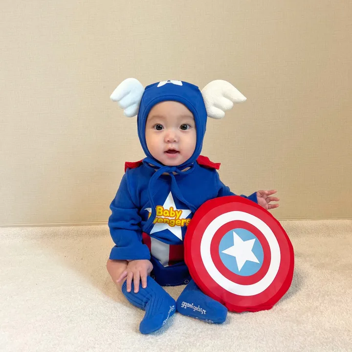 ملابس أطفال لخريف 2025 ملابس أطفال جديدة لحديثي الولادة للهالوين مجموعة أطفال كرتونية لطيفة للأطفال الرضع من القطن ملابس على شكل ملابس أطفال