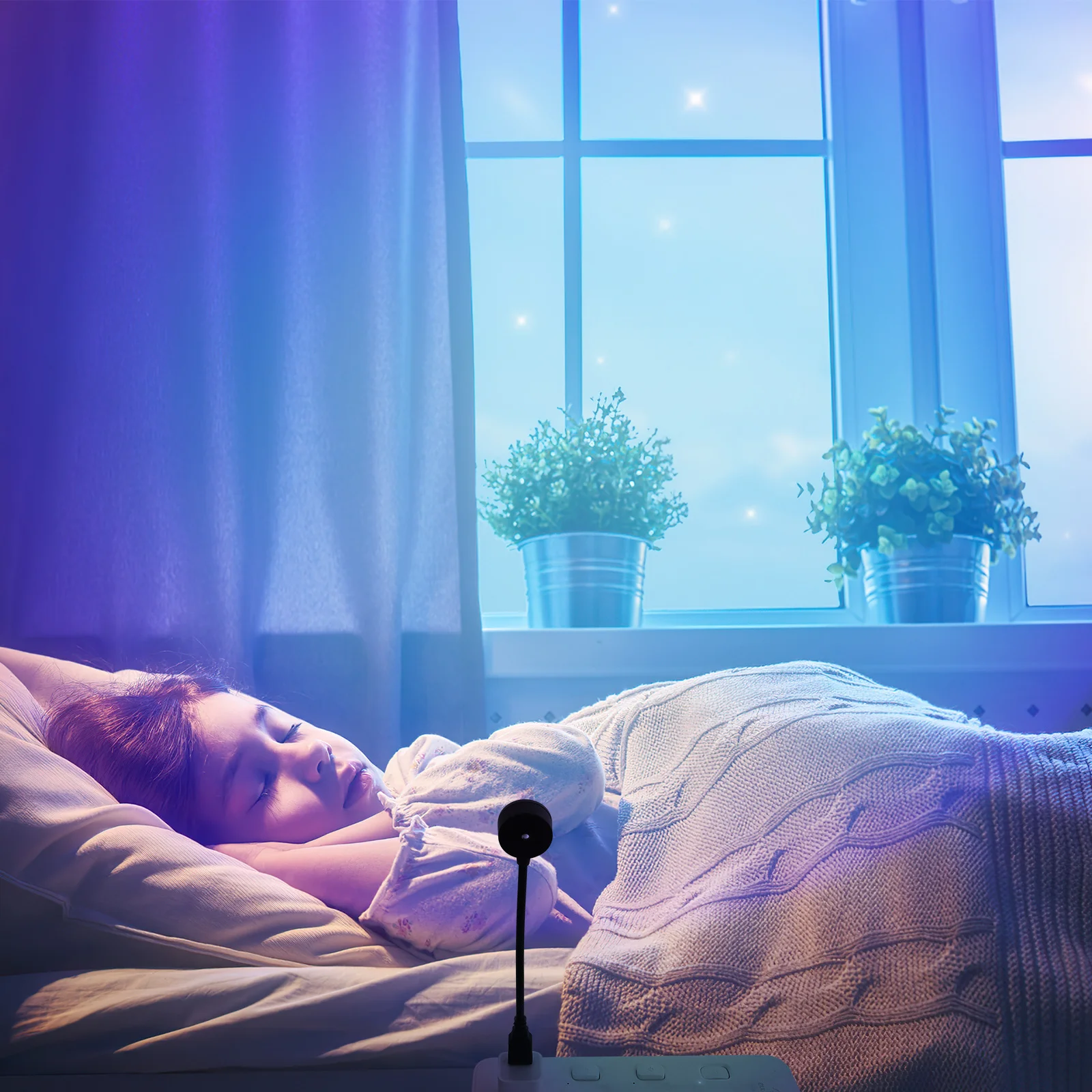 

2pcs Sunset Lamp Usb Powered Led Projection Light For Bedroom Night Light Decor Romantic Atmosphere Living Room Game Room Home